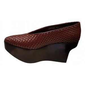 Very Rare Stella McCartney Wooden Platform Clogs